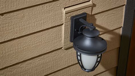 exterior deck light flanged mounting block with electrical box|outside light fixture outlet box.